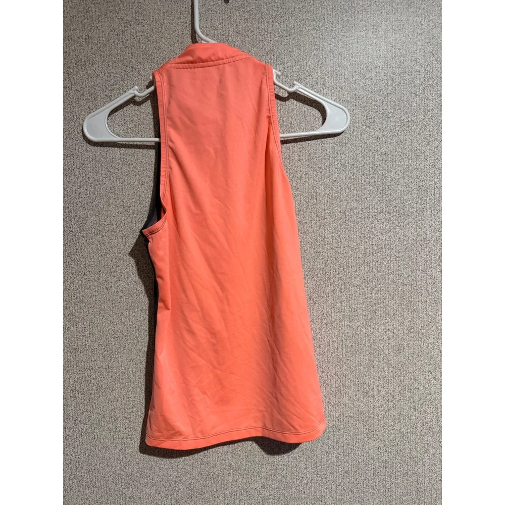 Nike Swim Womens Ombre High Neck Tankini Top Black Coral NESS8334 XS